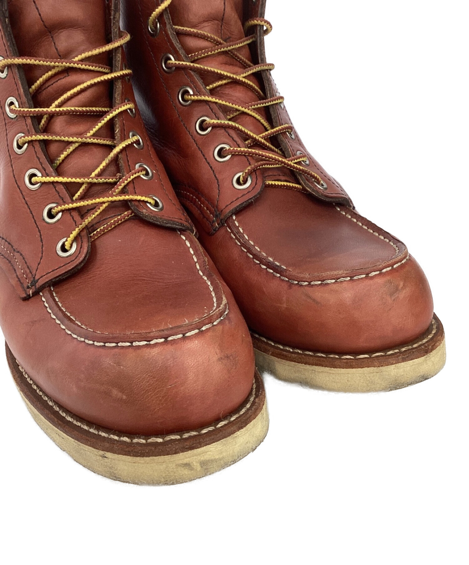 RED WING (レッドウィング) アイリッシュセッター　レースアップブーツ　ワーキングシューズ ブラウン サイズ:27.5