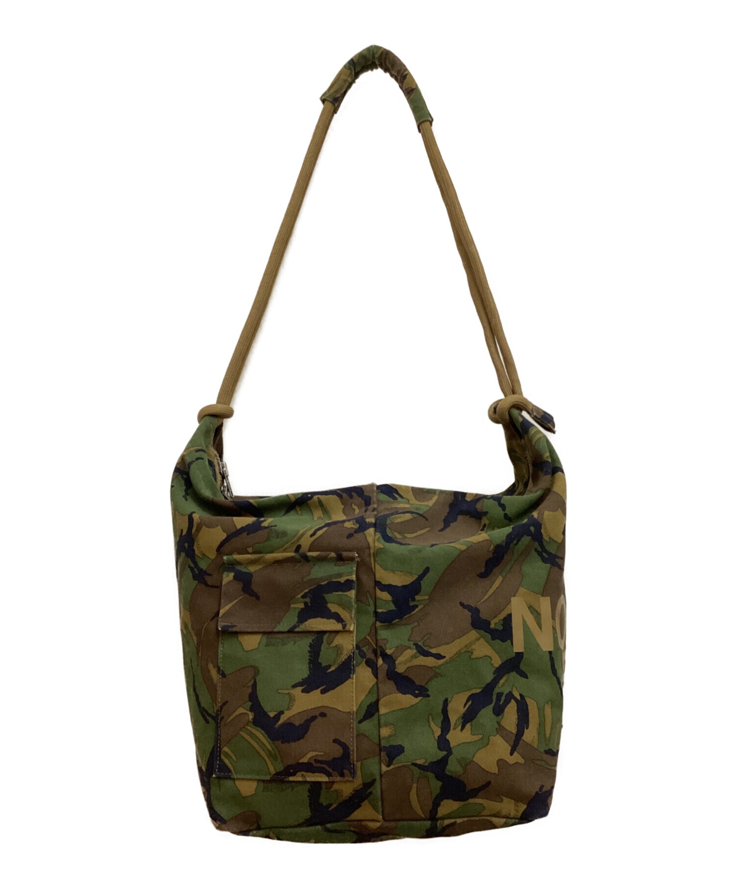 THE NORTHFACE PURPLELABEL (ザ・ノースフェイス パープルレーベル) Camouflage Cotton Canvas  Shoulder Bag / カモフラージュ コットン キャンバス ショルダーバッグ オリーブ