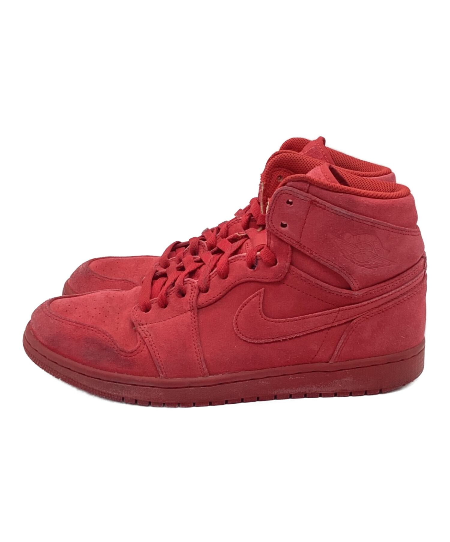 中古・古着通販】NIKE (ナイキ) AIR JORDAN 1 RETRO HIGH Red Suede ...