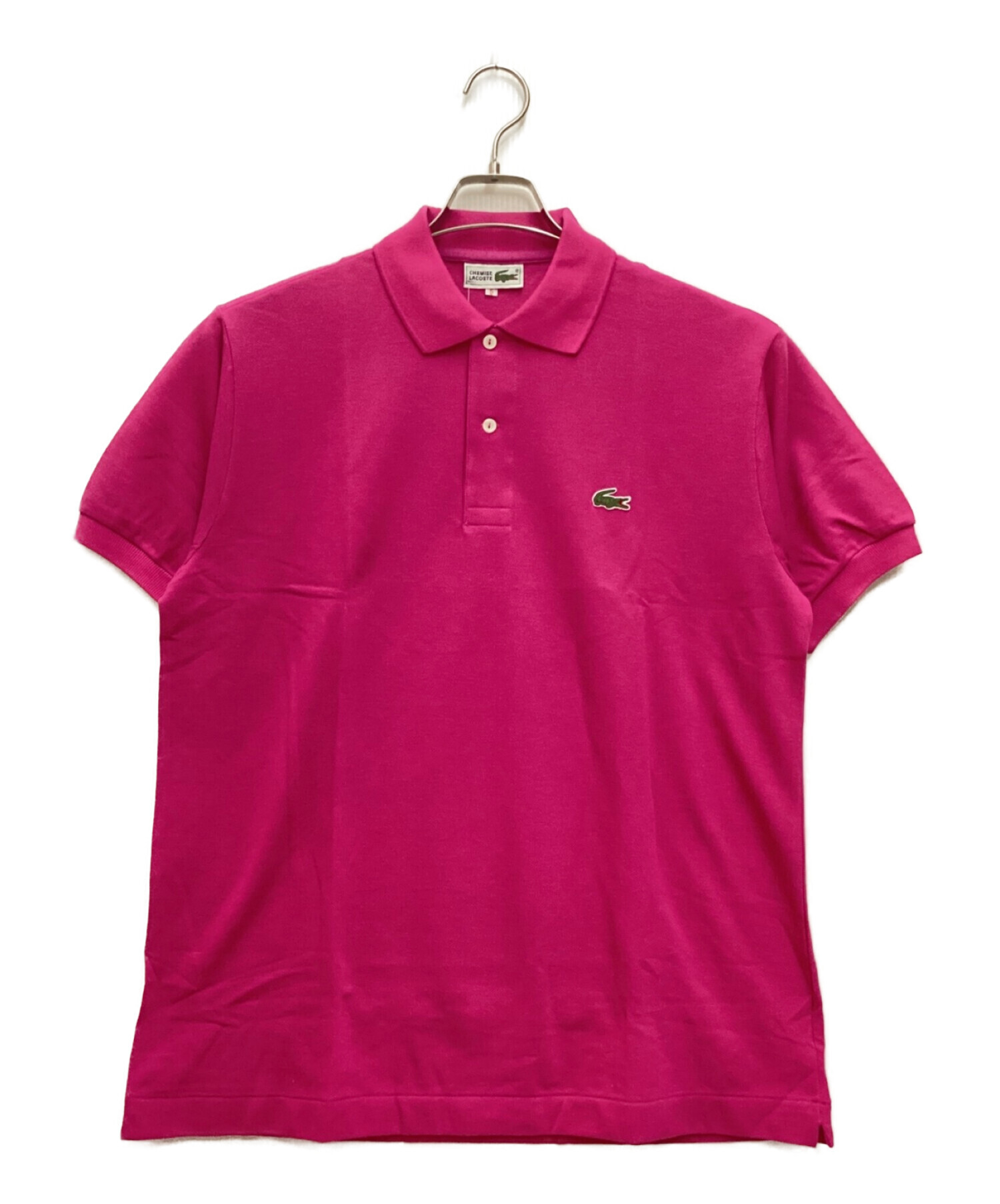 中古・古着通販】LACOSTE (ラコステ) 90Sポロシャツ ピンク サイズ:LL 