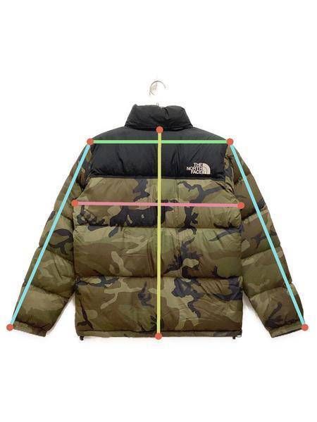 中古・古着通販】THE NORTH FACE (ザ ノース フェイス) Novelty Nuptse Jacket / ノベルティヌプシジャケット  カモフラ スタンドカラー フーディ オリーブ サイズ:XXL｜ブランド・古着通販 トレファク公式【TREFAC FASHION】スマホサイト