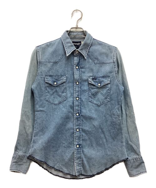 中古・古着通販】Wrangler (ラングラー) N.HOOLYWOOD (エヌ ハリウッド) デニムシャツ ウエスタンシャツ ブルー  サイズ:36｜ブランド・古着通販 トレファク公式【TREFAC FASHION】スマホサイト