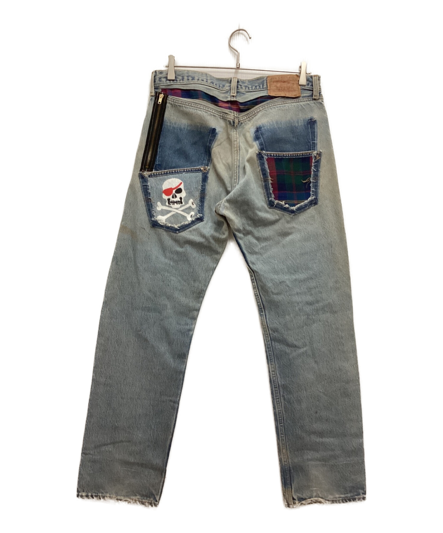 中古・古着通販】LEVI'S (リーバイス) 古着リメイクデニムパンツ 501XX