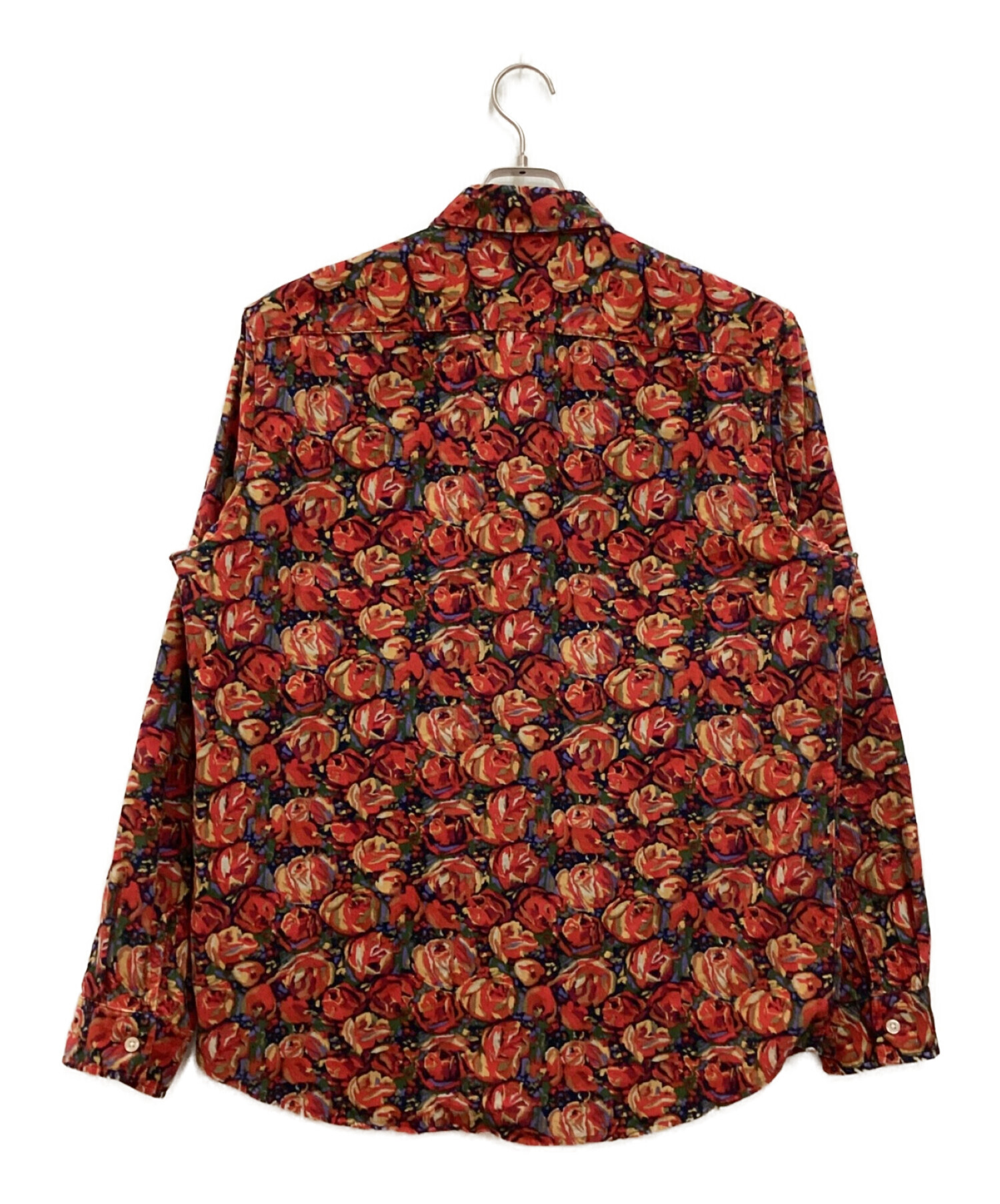 中古・古着通販】Supreme (シュプリーム) Roses Corduroy Shirt / ローズコーデュロイシャツ 18AW レッド  サイズ:L｜ブランド・古着通販 トレファク公式【TREFAC FASHION】スマホサイト