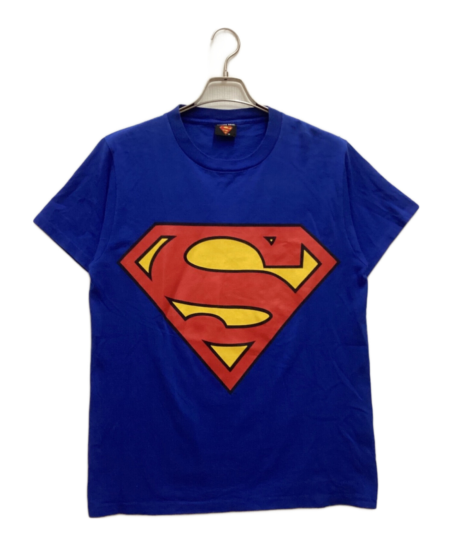 中古・古着通販】WARNER BROS. (ワーナー・ブラザーズ) 古着 SUPERMAN Tee スーパーマン プリント クルーネック USA製  ブルー サイズ:M｜ブランド・古着通販 トレファク公式【TREFAC FASHION】スマホサイト