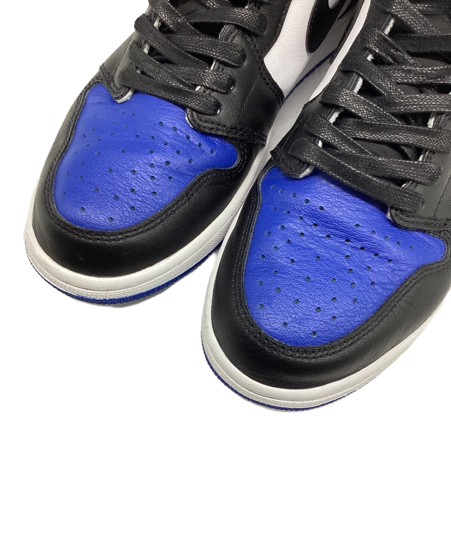 中古・古着通販】NIKE (ナイキ) Air Jordan 1 Retro High OG Royal Toe / エアジョーダン 1 レトロ ハイ  オリジナル ロイヤル トゥ ブルー×ブラック サイズ:28｜ブランド・古着通販 トレファク公式【TREFAC FASHION】スマホサイト