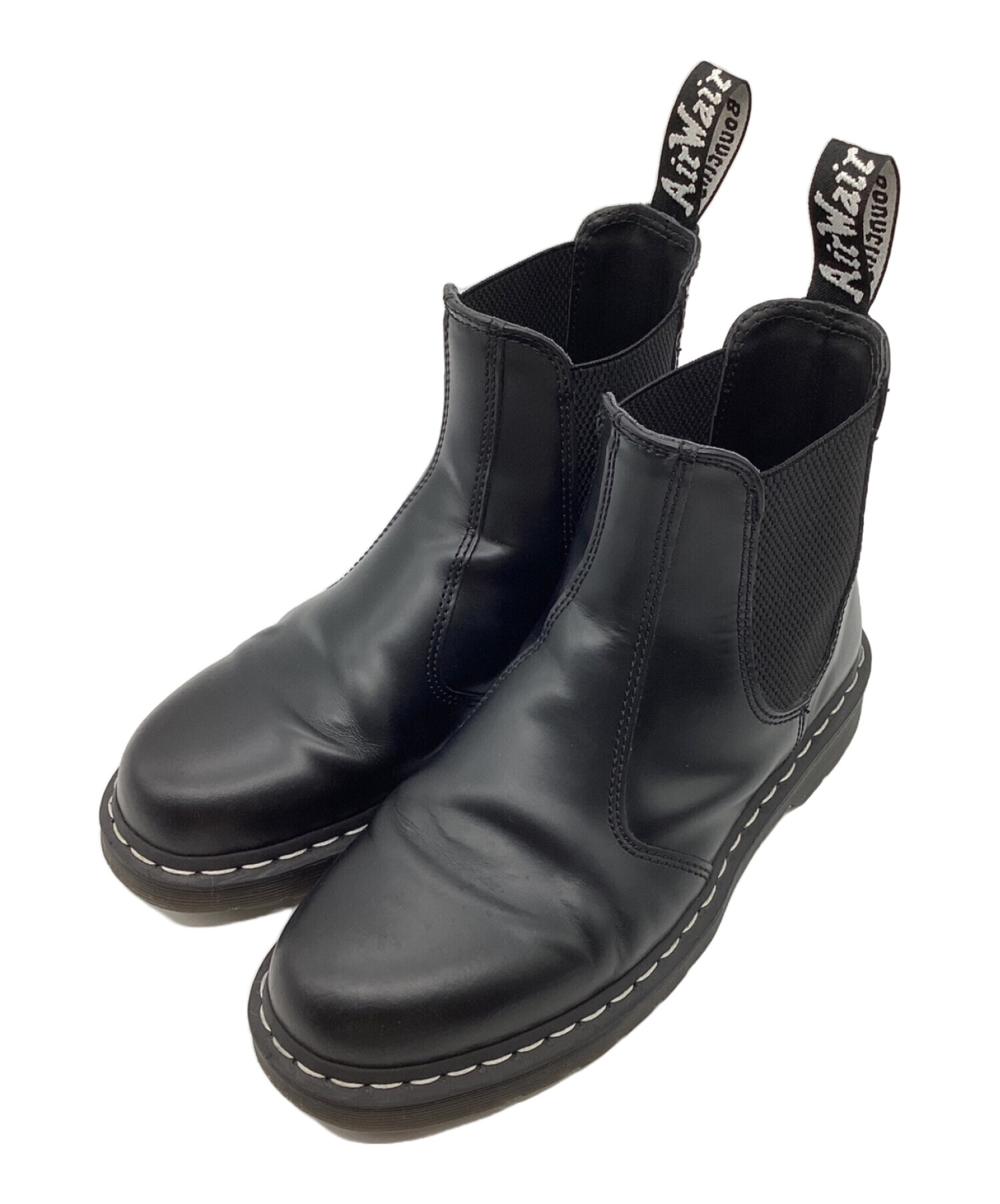 中古・古着通販】Dr.Martens (ドクターマーチン) チェルシーブーツ サイドゴア ホワイトステッチ ブラック  サイズ:UK8｜ブランド・古着通販 トレファク公式【TREFAC FASHION】スマホサイト