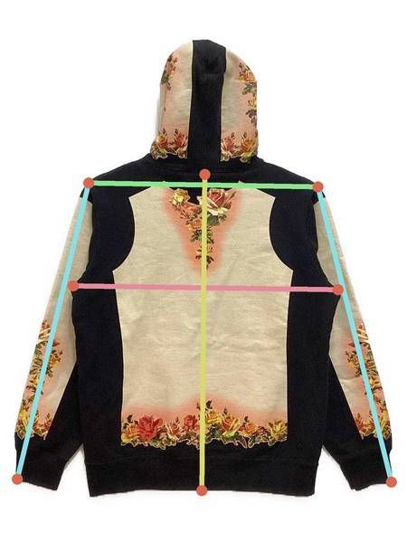 中古・古着通販】Supreme Jean Paul GAULTIER (ジャンポールゴルチェ) Floral Print Hooded  Sweatshirt / フローラルプリントフーデッドスウェットシャツ パーカー 裏起毛 ブラック サイズ:LARGE｜ブランド・古着通販  トレファク公式【TREFAC FASHION】スマホサイト