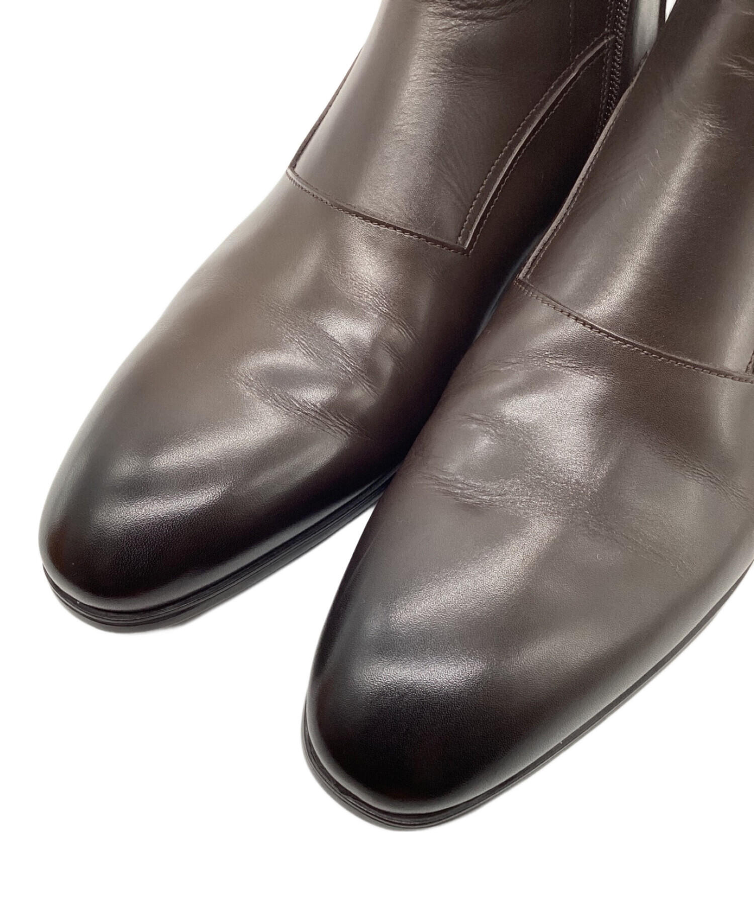 中古・古着通販】Santoni (サントーニ) サイドジップブーツ ブラウン サイズ:7｜ブランド・古着通販 トレファク公式【TREFAC  FASHION】スマホサイト