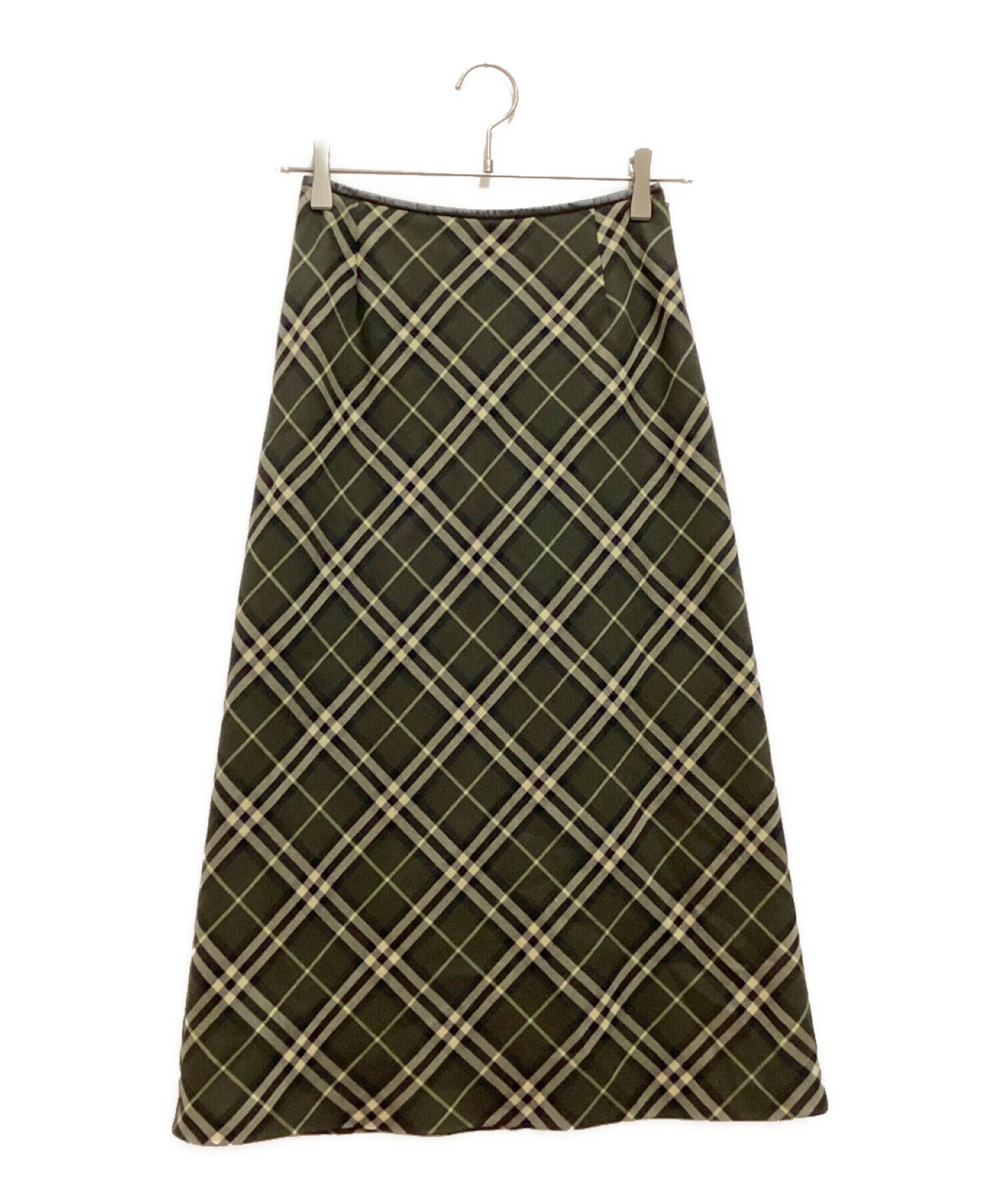 楽天ランキングザ・バーバリーチェック 中古Burberry タイトスカート（ウール薄手) スカート