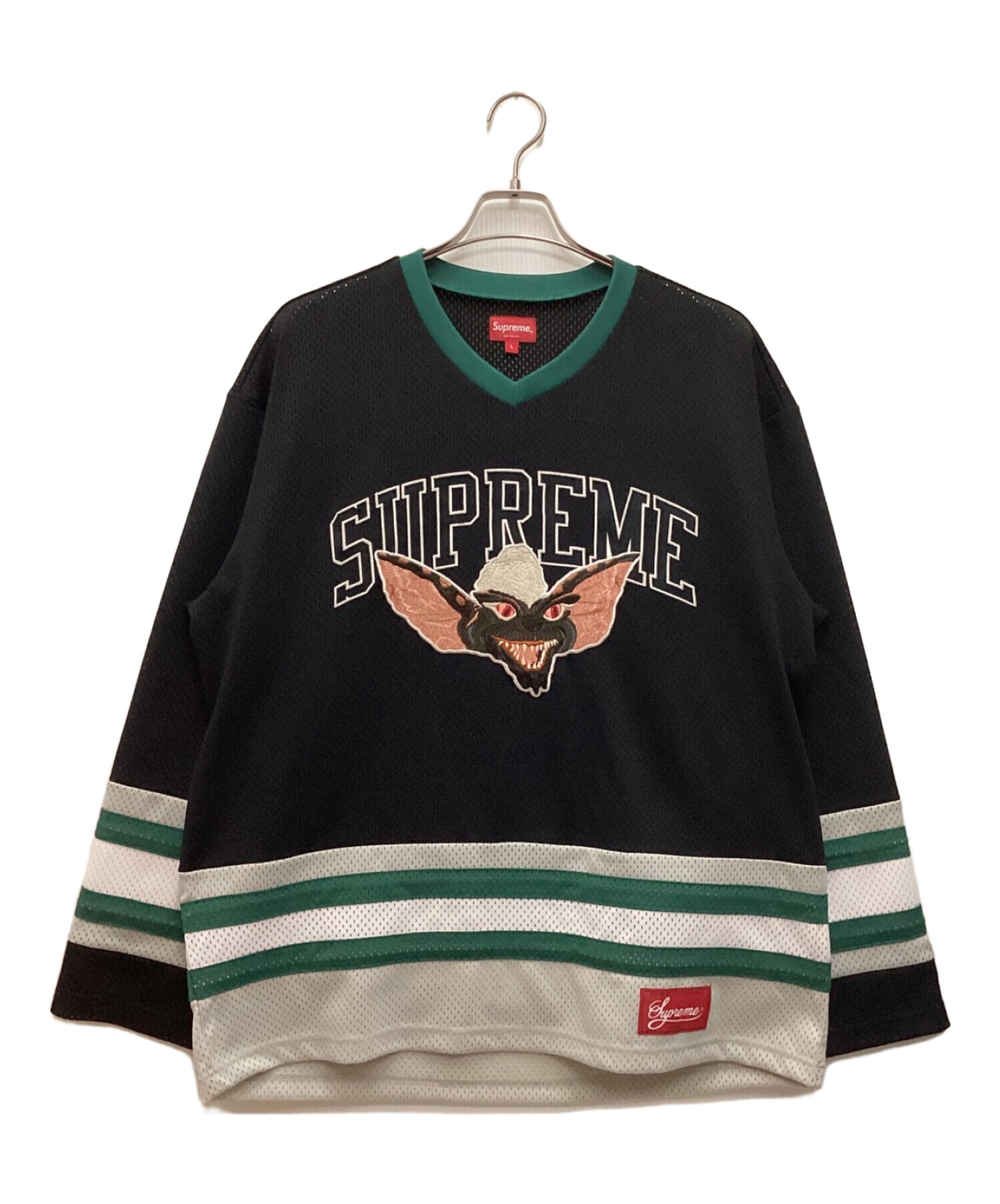 SUPREME (シュプリーム) Gremlins Hockey Jersey/グレムリンホッケージャージ ブラック サイズ:L