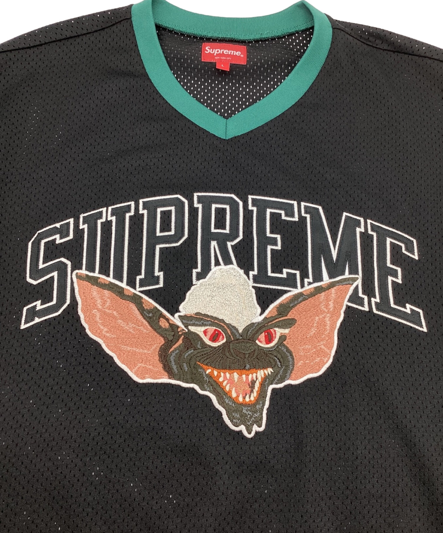 SUPREME (シュプリーム) Gremlins Hockey Jersey/グレムリンホッケージャージ ブラック サイズ:L