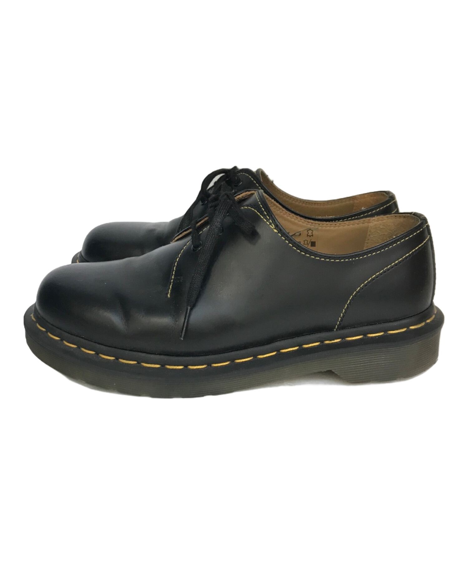 中古・古着通販】Dr.Martens (ドクターマーチン) YOHJI YAMAMOTO (ヨウジヤマモト) ３ホールブーツ ブラック  サイズ:25cm｜ブランド・古着通販 トレファク公式【TREFAC FASHION】スマホサイト