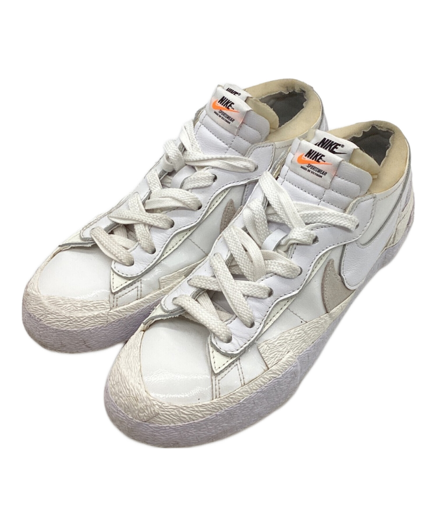 中古・古着通販】NIKE (ナイキ) sacai (サカイ) BLAZER LOW / ブレーザーロー ホワイト サイズ:27｜ブランド・古着通販  トレファク公式【TREFAC FASHION】スマホサイト