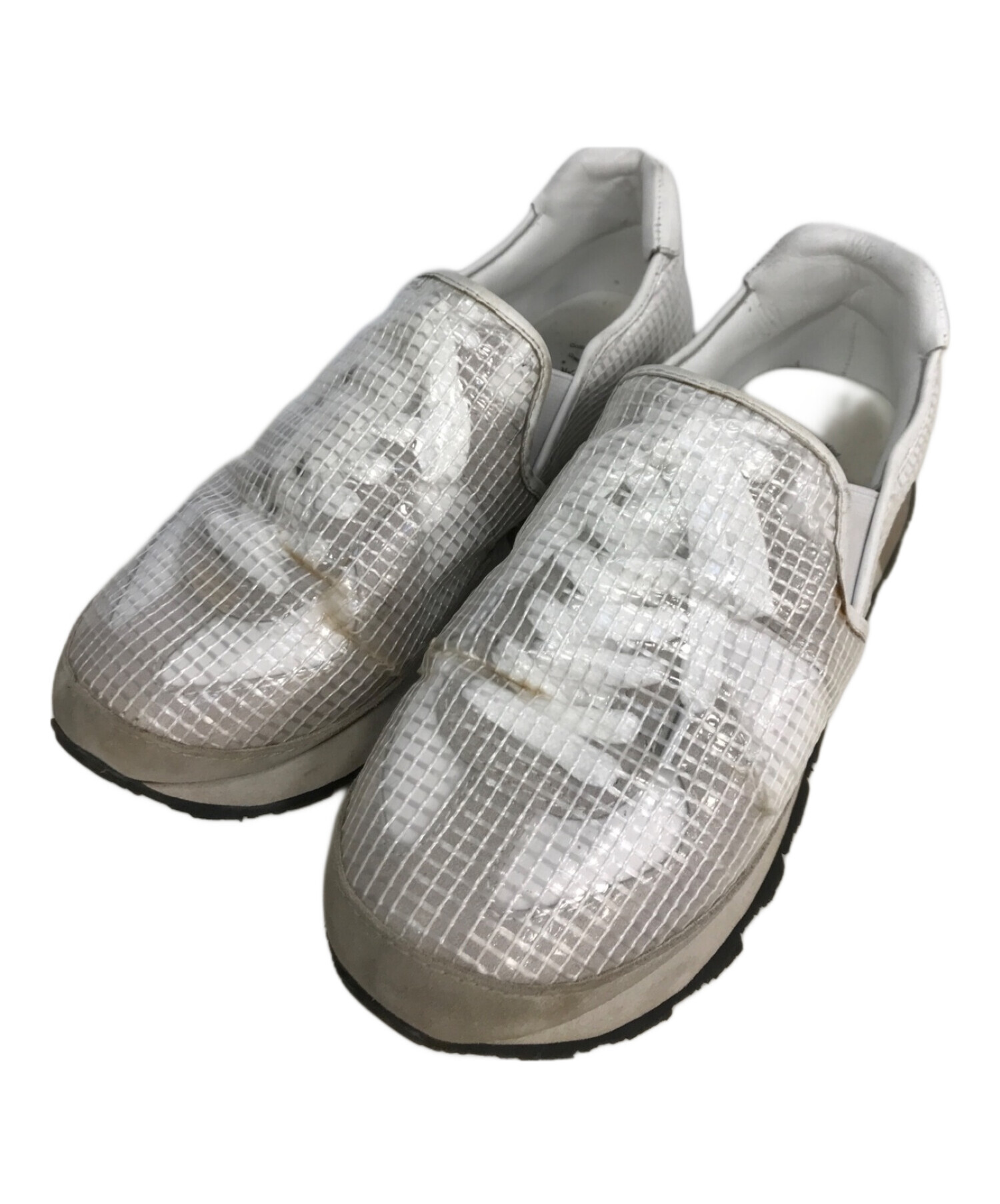 中古・古着通販】Maison MIHARA YASUHIRO (メゾン ミハラ ヤスヒロ) transparent sneaker/ トランスペアレントスニーカー アイボリー サイズ:40｜ブランド・古着通販 トレファク公式【TREFAC FASHION】スマホサイト