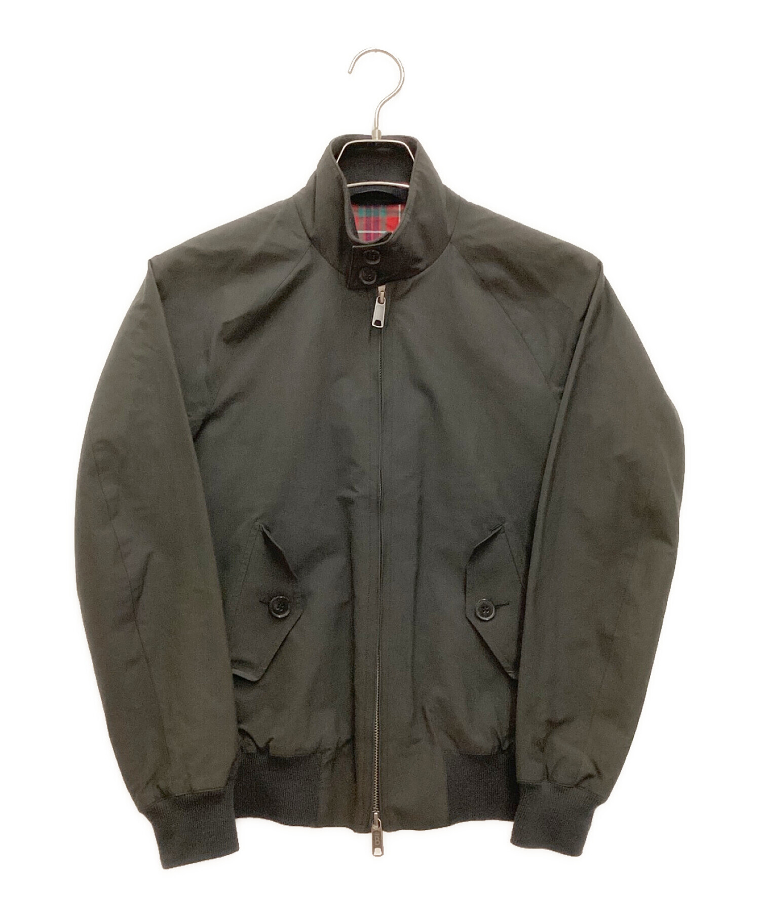 中古・古着通販】BARACUTA (バラクータ) G9スイングトップ スタンドカラー ジップ 裏地チェック柄 英国製 グレー  サイズ:32｜ブランド・古着通販 トレファク公式【TREFAC FASHION】スマホサイト