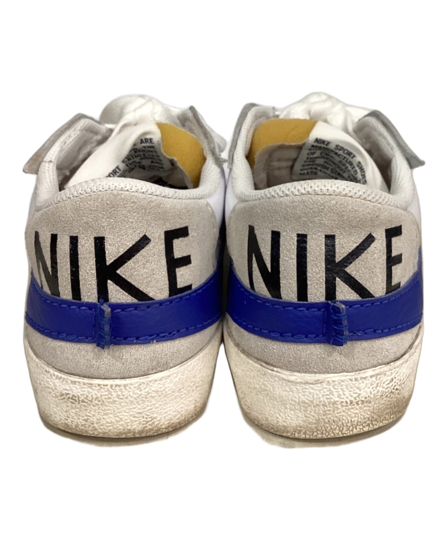 中古・古着通販】NIKE (ナイキ) NIKE ブレーザーLOW'77ジャンボ ホワイト/オールドロイヤル 白 ホワイト サイズ:27.5cm｜ブランド・古着通販  トレファク公式【TREFAC FASHION】スマホサイト