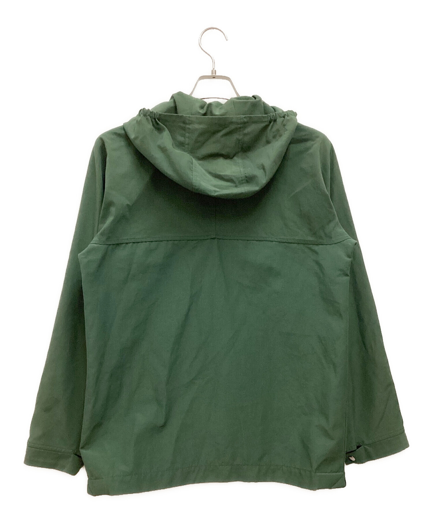 YAECA (ヤエカ) 60/40 Cloth Hood Shirt / 60/40クロスフードシャツ　マウンテンパーカー　スナップボタン グリーン  サイズ:S