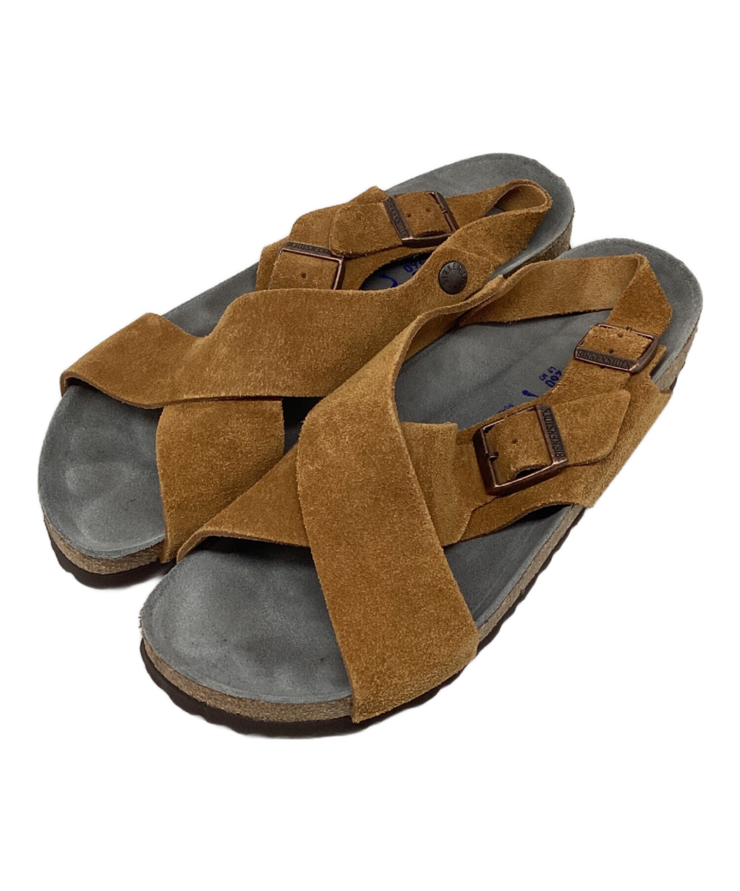 中古・古着通販】BIRKENSTOCK (ビルケンシュトック) トゥルム スウェードクロスストラップサンダル ブラウン  サイズ:26｜ブランド・古着通販 トレファク公式【TREFAC FASHION】スマホサイト