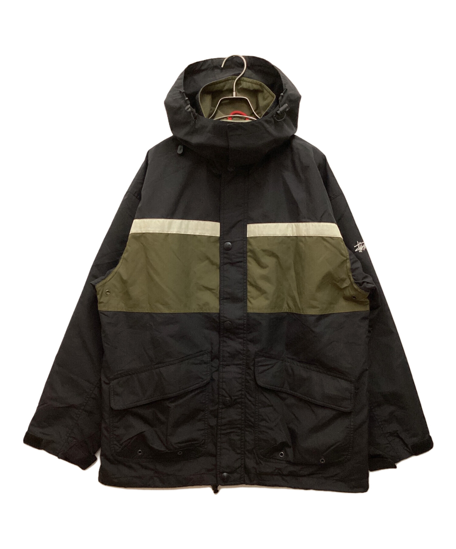 中古・古着通販】stussy (ステューシー) 90S マウンテンパーカー オリーブ サイズ:L｜ブランド・古着通販 トレファク公式【TREFAC  FASHION】スマホサイト