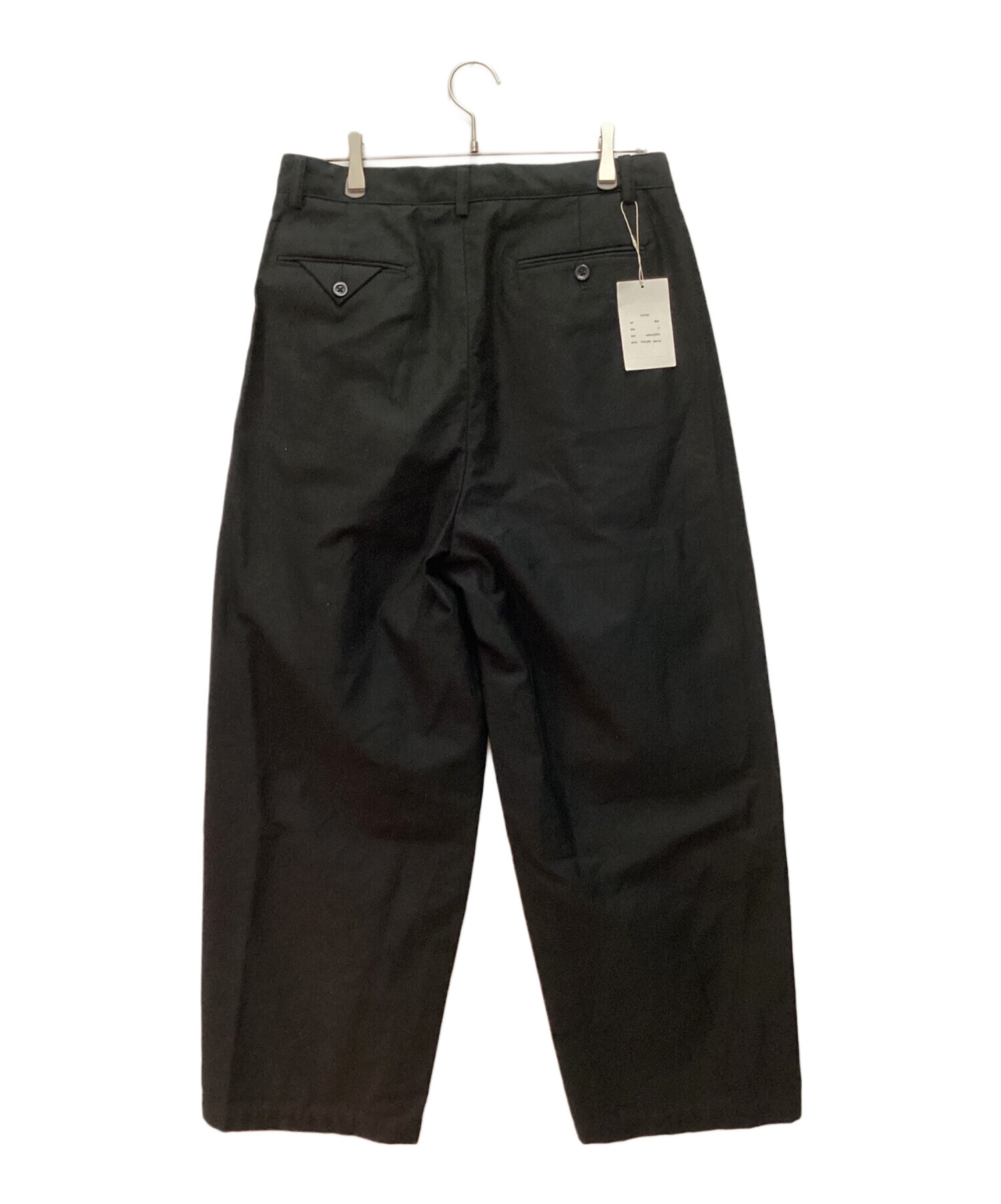 Afiit (アフィット) OG MOLESKIN SLACKS ブラック サイズ:2 未使用品