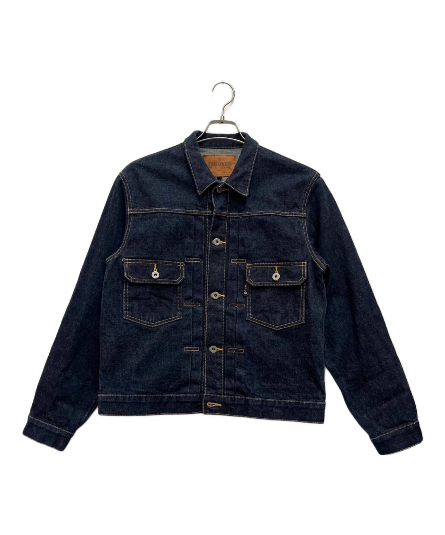 Schott (ショット) 16oz. 2ND DENIM JACKET/ 16オンス　セカンド　デニムジャケット インディゴ サイズ:M