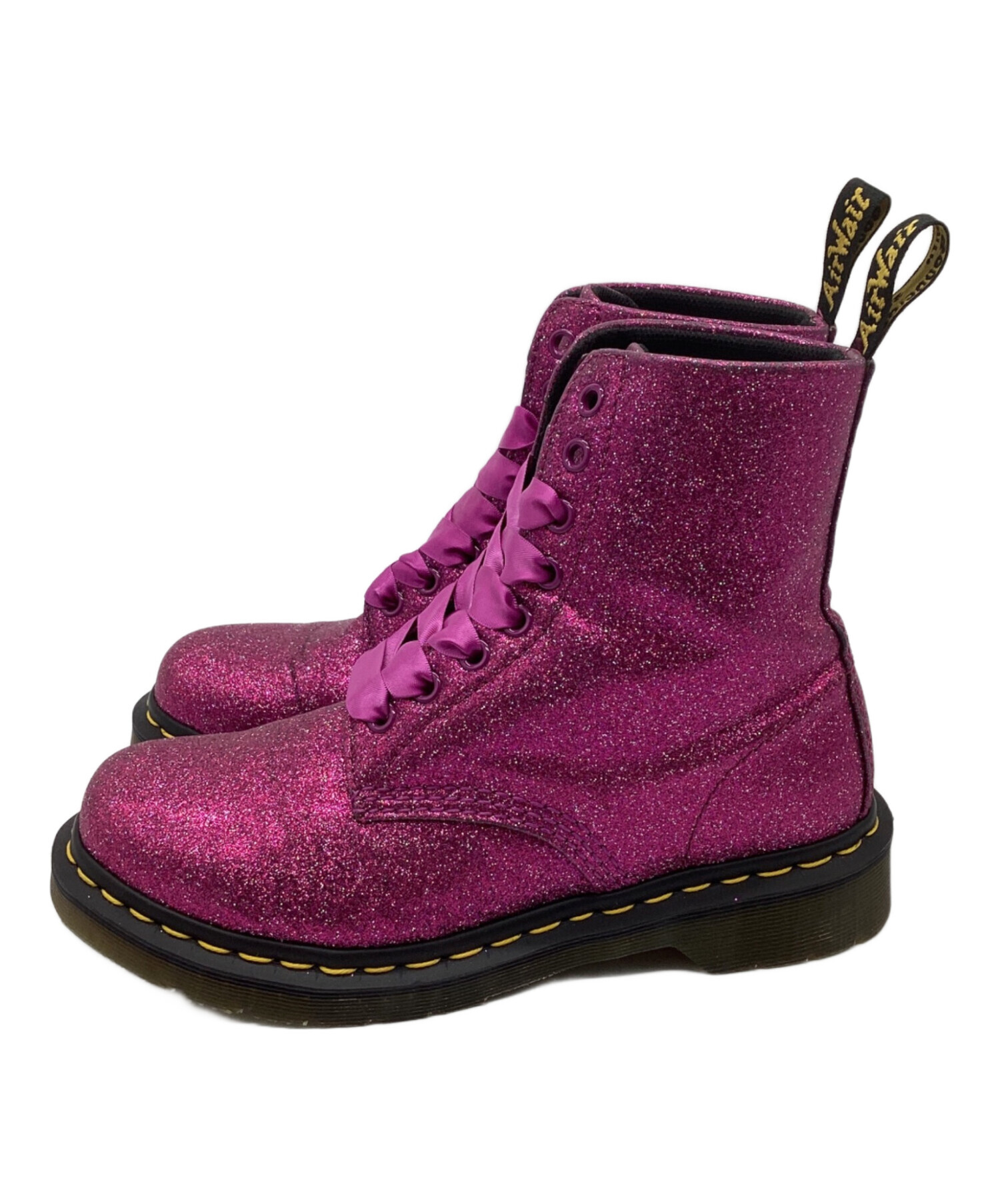 中古・古着通販】Dr.Martens (ドクターマーチン) 1460 PASCAL GLITTER / パスカルグリッター 8ホールブーツ ピンク  サイズ:UK5｜ブランド・古着通販 トレファク公式【TREFAC FASHION】スマホサイト