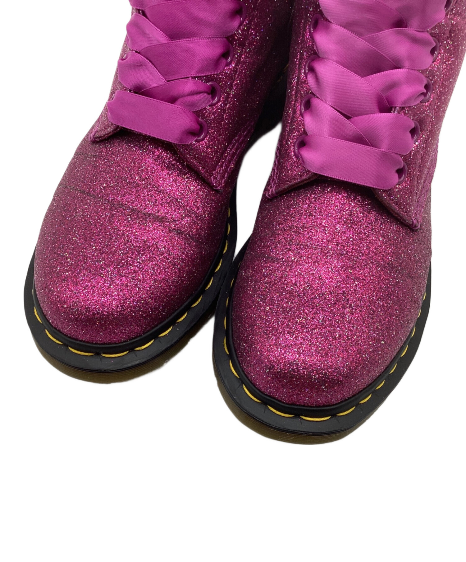 中古・古着通販】Dr.Martens (ドクターマーチン) 1460 PASCAL GLITTER / パスカルグリッター 8ホールブーツ ピンク  サイズ:UK5｜ブランド・古着通販 トレファク公式【TREFAC FASHION】スマホサイト