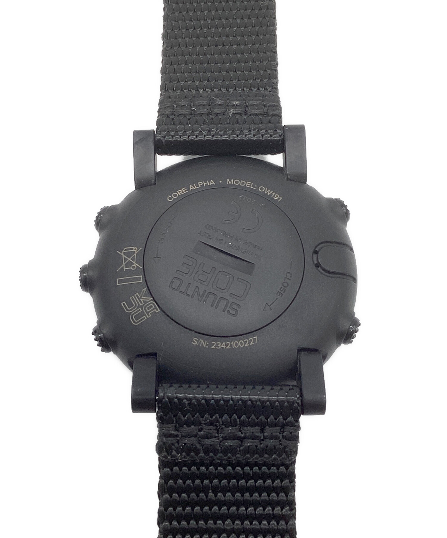 中古・古着通販】SUUNTO (スント) CORE ALPHA Stealth / コア アルファ ステルス クォーツ腕時計 デジタル  ブラック｜ブランド・古着通販 トレファク公式【TREFAC FASHION】スマホサイト