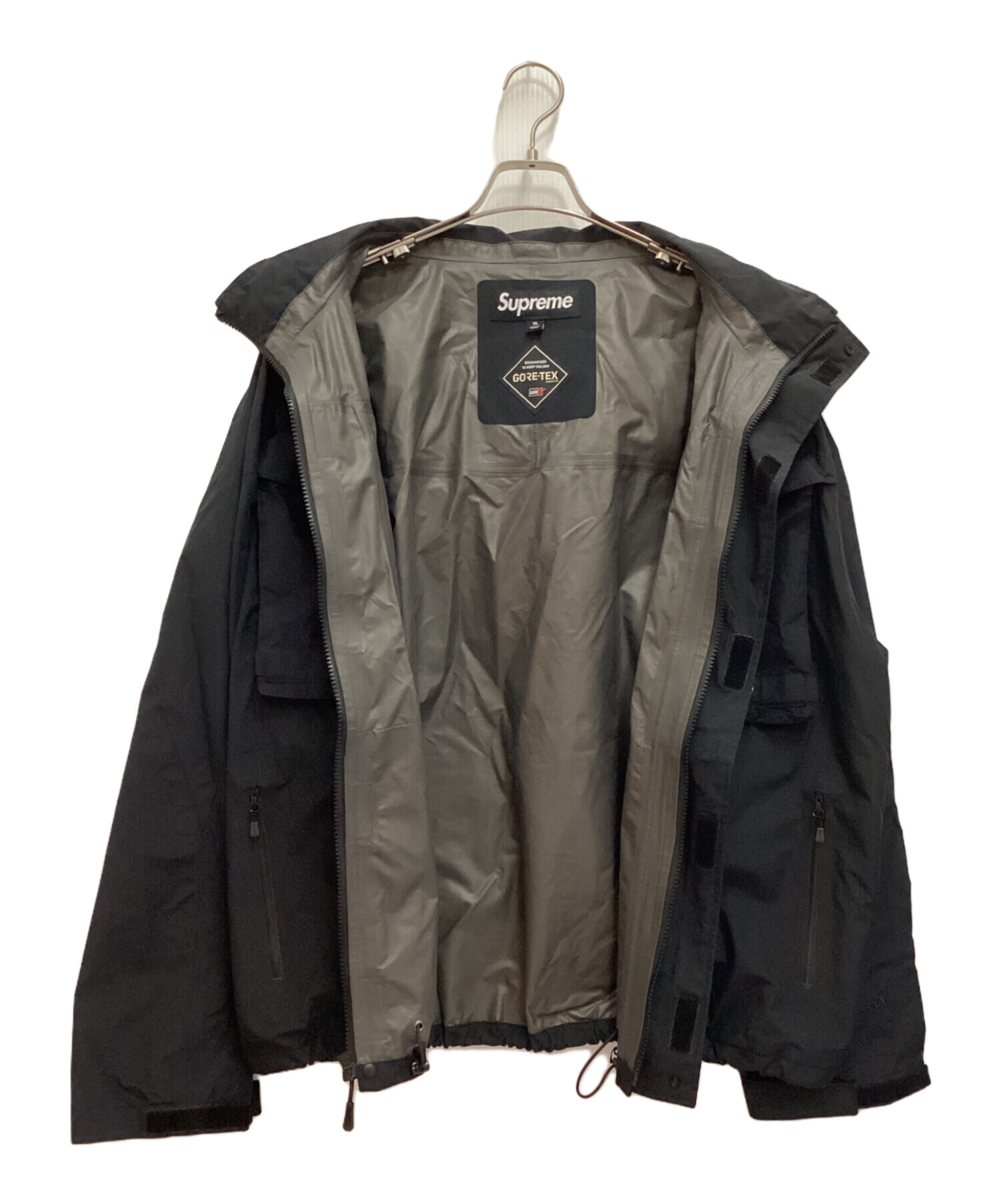 SUPREME (シュプリーム) PACLITE Lightweight Shell Jacket/ゴアテックス パックライト ライトウェイト シェル  ジャケット ブラック サイズ:XL