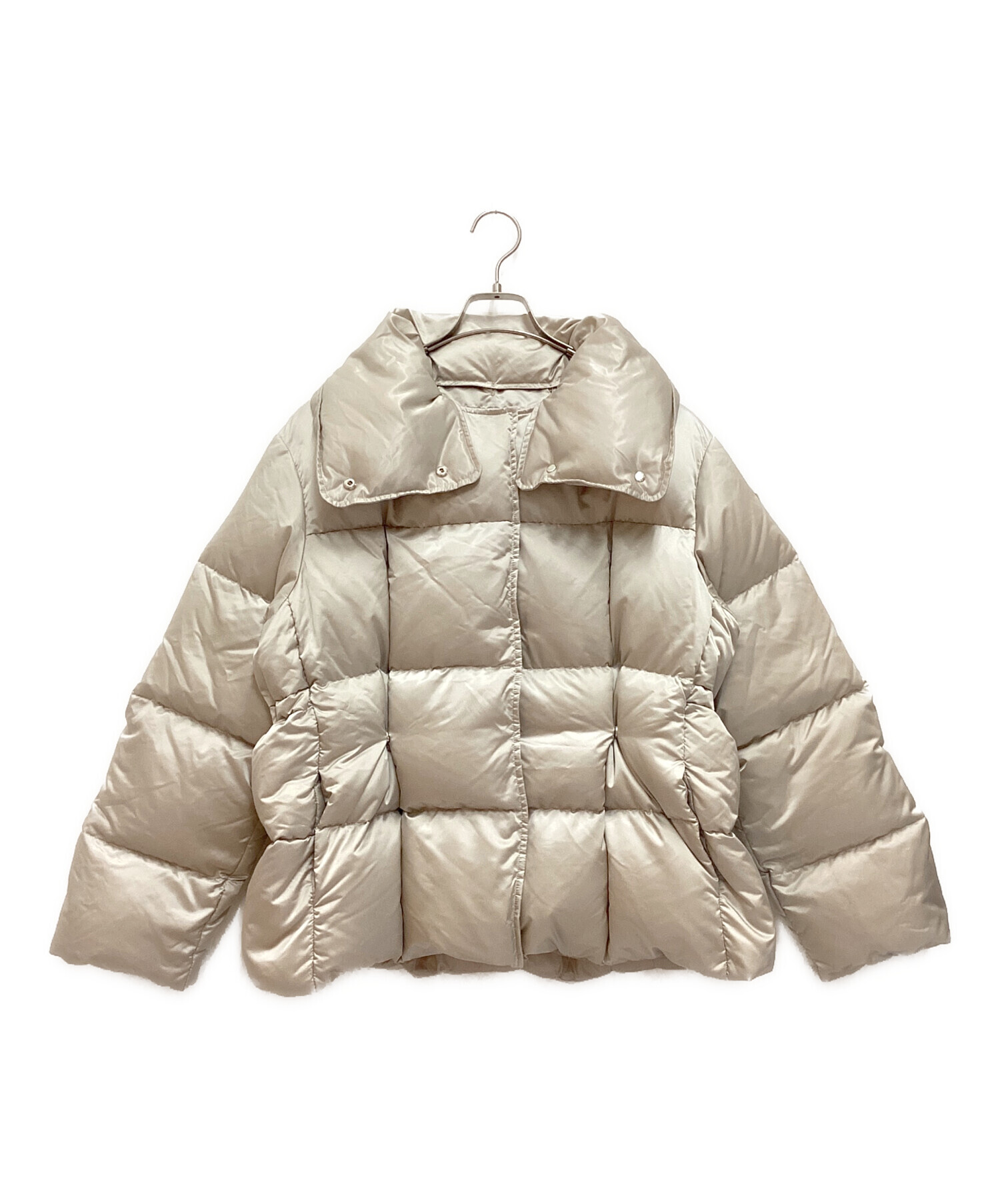 中古・古着通販】MONCLER (モンクレール) ハイネックサテンダウンジャケット COUA グレー｜ブランド・古着通販 トレファク公式【TREFAC  FASHION】スマホサイト