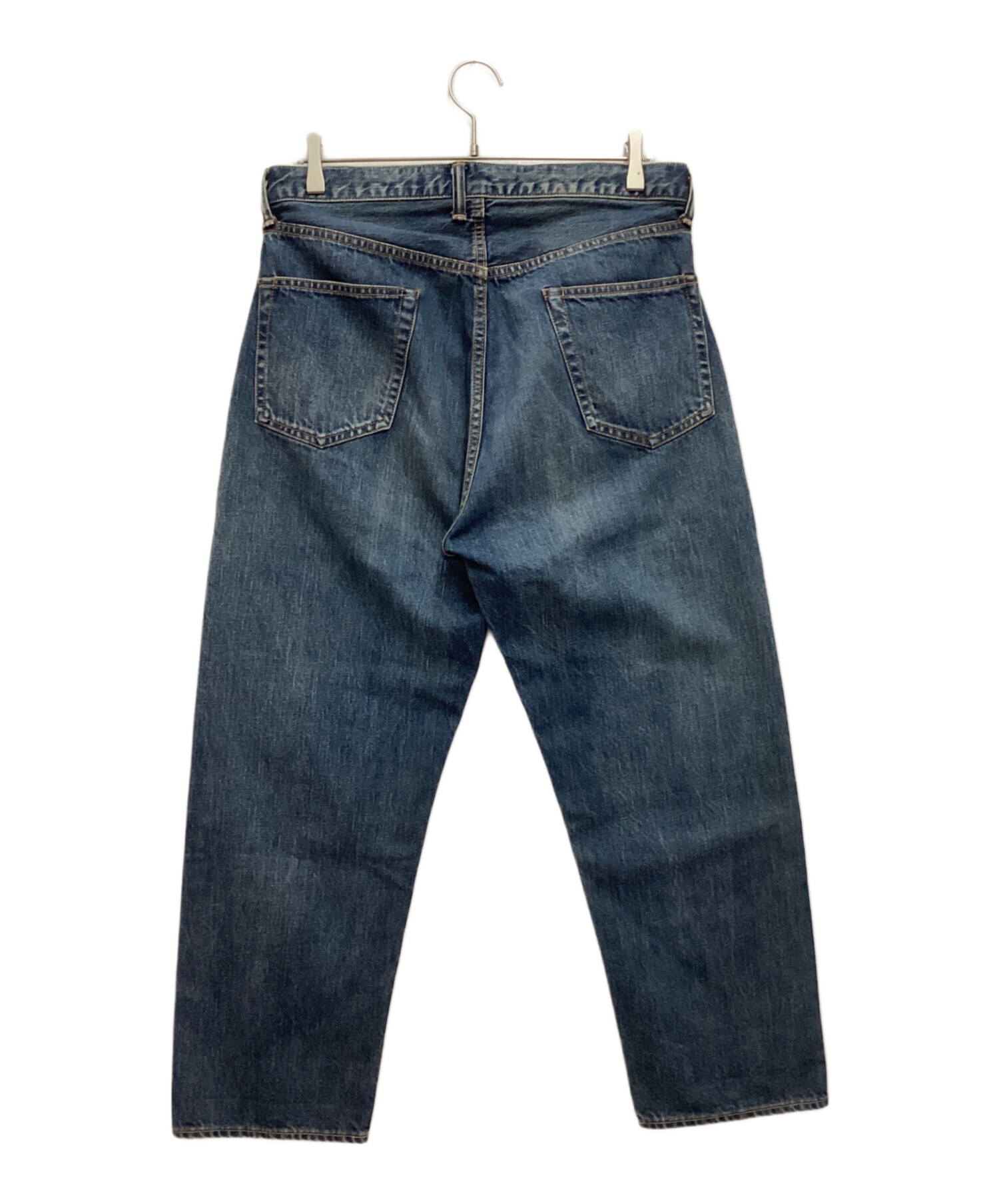 中古・古着通販】A.PRESSE (アプレッセ) Washed Denim Wide Pants / ウォッシュド デニム ワイド パンツ ブルー  サイズ:W32｜ブランド・古着通販 トレファク公式【TREFAC FASHION】スマホサイト