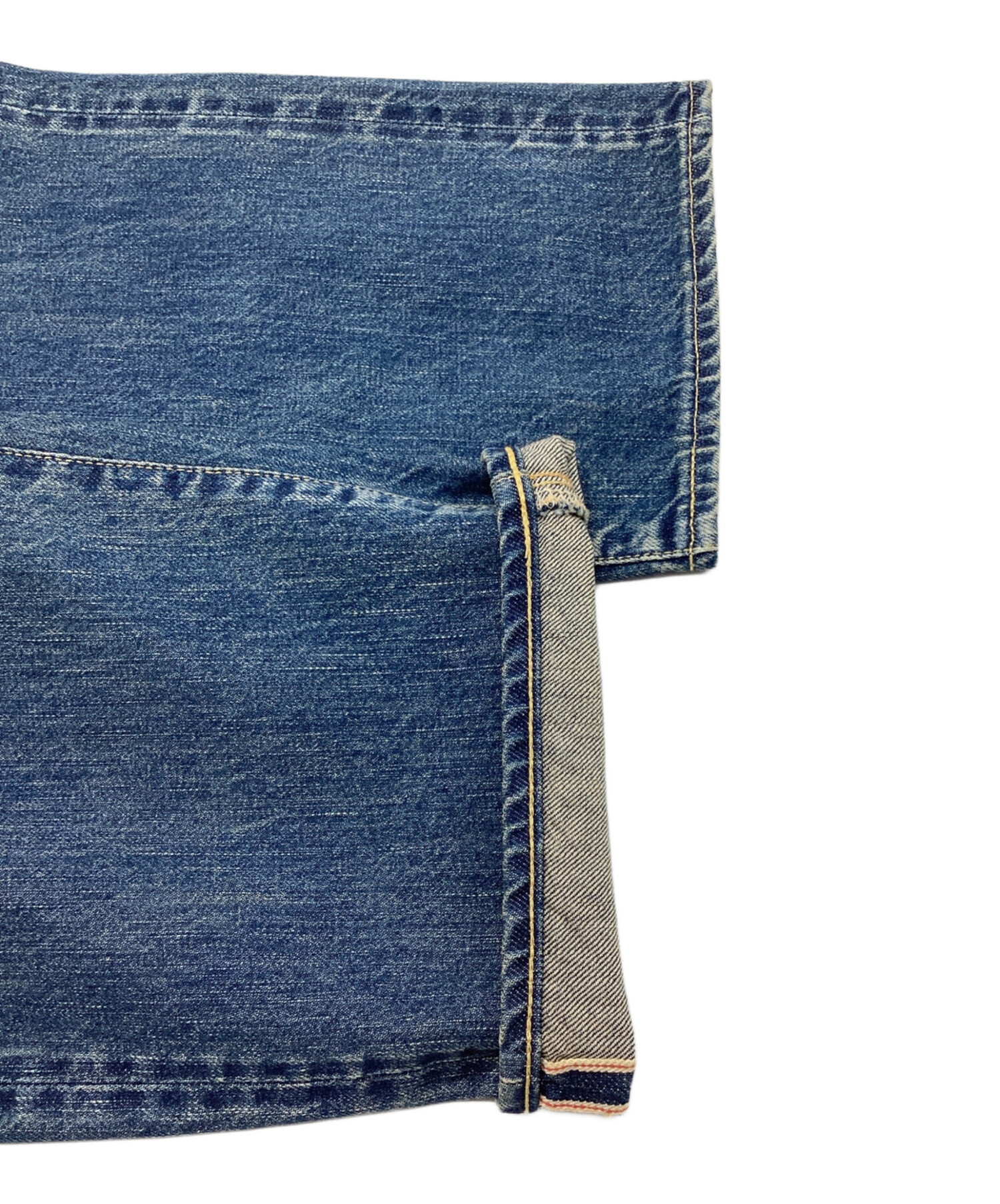 中古・古着通販】A.PRESSE (アプレッセ) Washed Denim Wide Pants / ウォッシュド デニム ワイド パンツ ブルー  サイズ:W32｜ブランド・古着通販 トレファク公式【TREFAC FASHION】スマホサイト