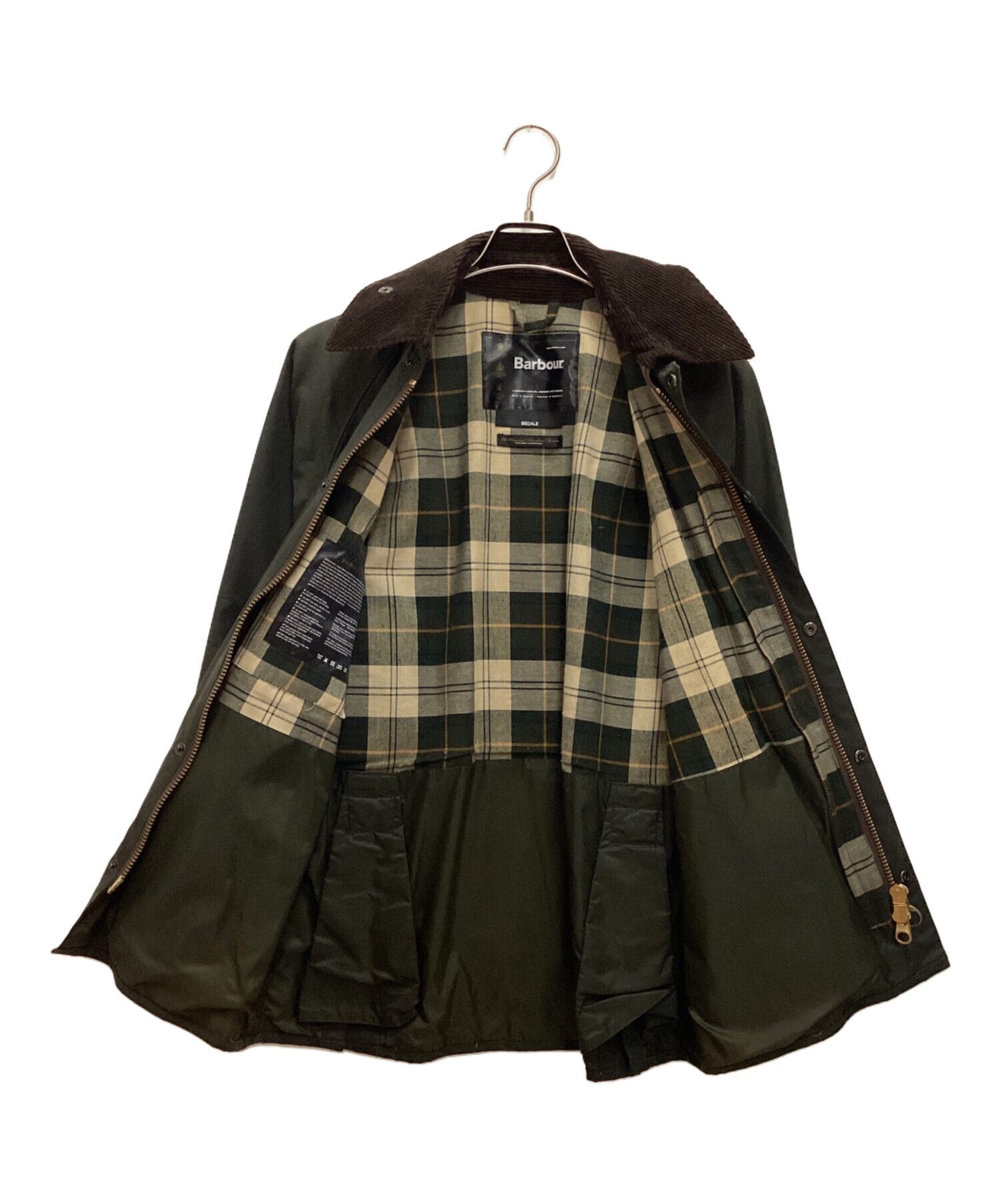 中古・古着通販】Barbour (バブアー) BEDALE JACKET ビデイル オイルド カーキ サイズ:C36/91CM｜ブランド・古着通販  トレファク公式【TREFAC FASHION】スマホサイト