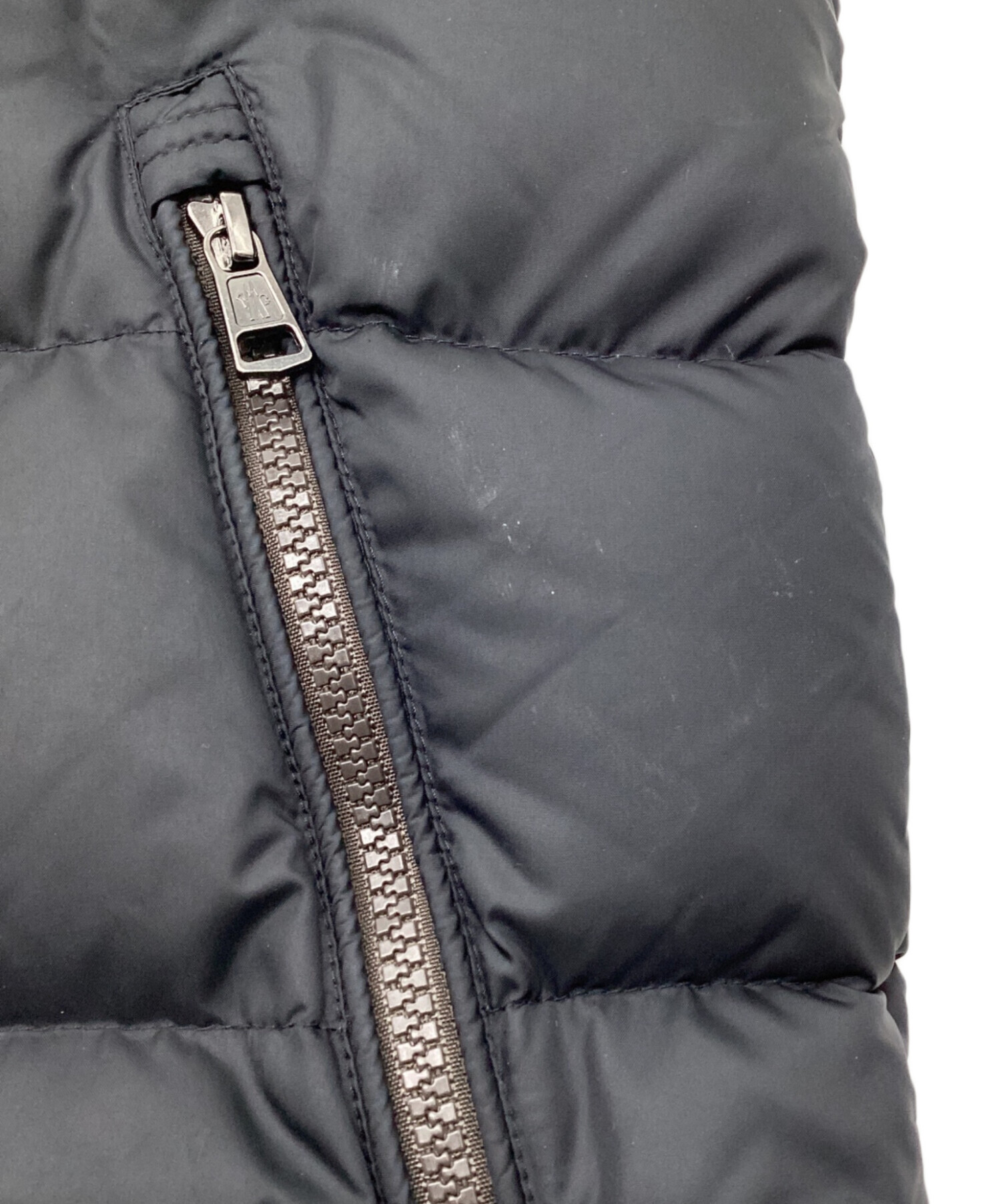 MONCLER (モンクレール) DUPRES GILET デュプレス ジレ 切替ダウンベスト ネイビー サイズ:4