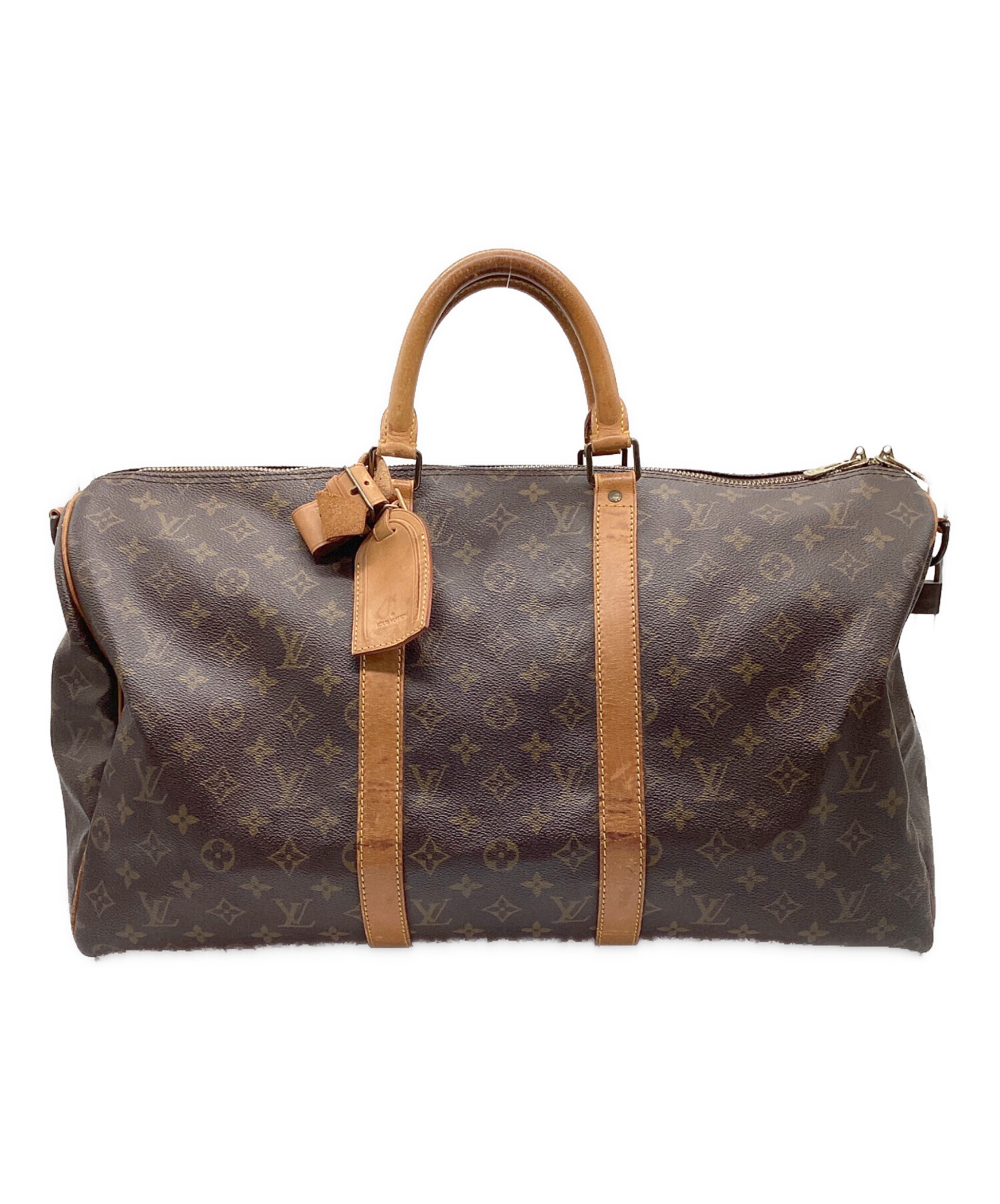 中古・古着通販】LOUIS VUITTON (ルイ ヴィトン) ボストンバッグ モノグラム キーポル・バンドリエール50 ブラウン｜ブランド・古着通販  トレファク公式【TREFAC FASHION】スマホサイト