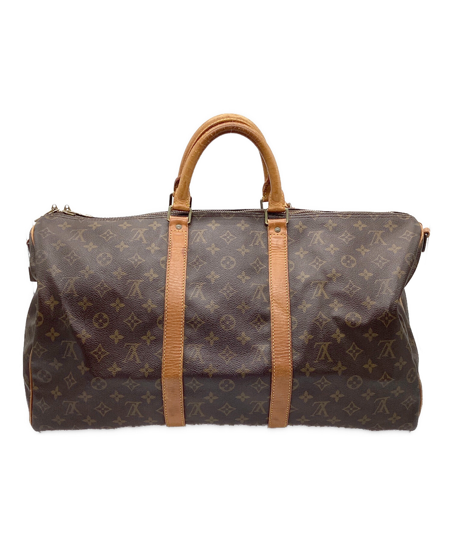 中古・古着通販】LOUIS VUITTON (ルイ ヴィトン) ボストンバッグ モノグラム キーポル・バンドリエール50 ブラウン｜ブランド・古着通販  トレファク公式【TREFAC FASHION】スマホサイト