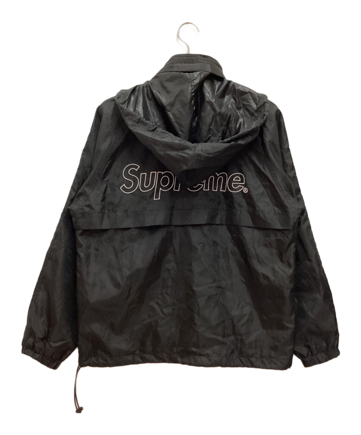 SUPREME (シュプリーム) Windbreaker Warm UP jacket / ウインドブレーカー ウォームアップ ジャケット 15AW  ブラック サイズ:S