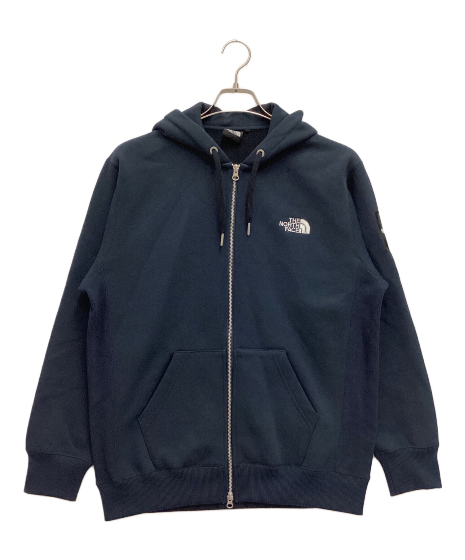 中古・古着通販】THE NORTH FACE (ザ ノース フェイス) Square Logo FULL ZIP / スクエアロゴフルジップ パーカー  ネイビー サイズ:M｜ブランド・古着通販 トレファク公式【TREFAC FASHION】スマホサイト