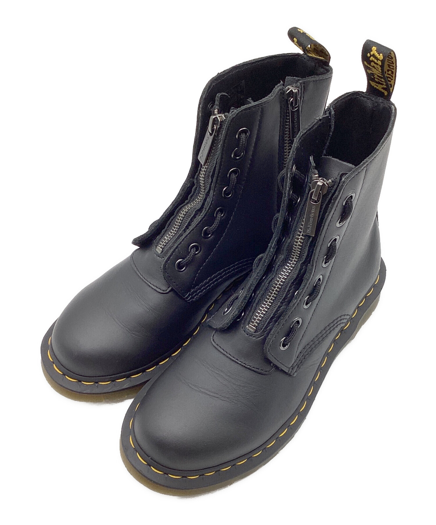 中古・古着通販】Dr.Martens (ドクターマーチン) 1460 TWIN ZIP 8 ホール ブーツ ブラック サイズ:UK 6｜ブランド・古着通販  トレファク公式【TREFAC FASHION】スマホサイト