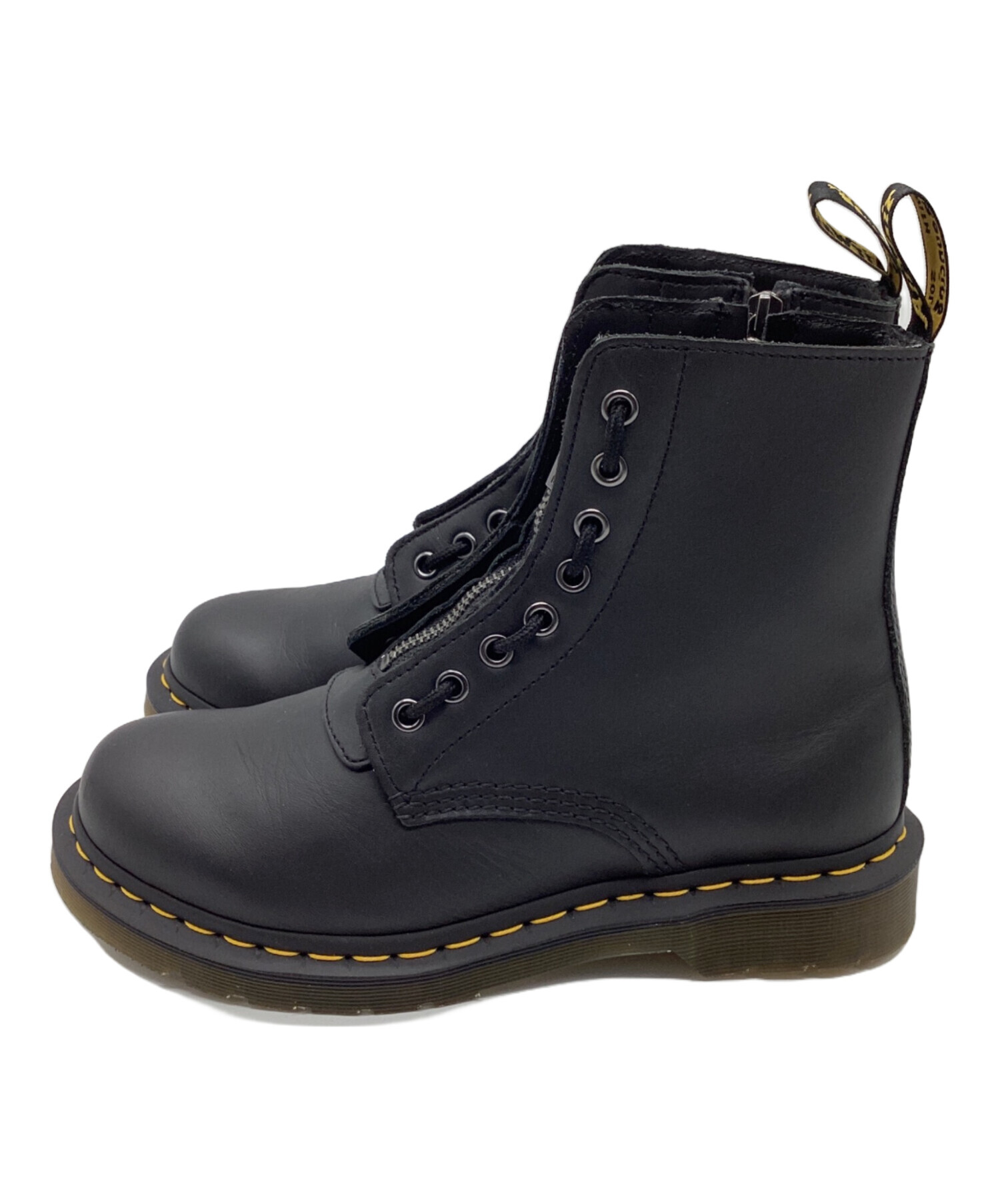 中古・古着通販】Dr.Martens (ドクターマーチン) 1460 TWIN ZIP 8 ホール ブーツ ブラック サイズ:UK  6｜ブランド・古着通販 トレファク公式【TREFAC FASHION】スマホサイト