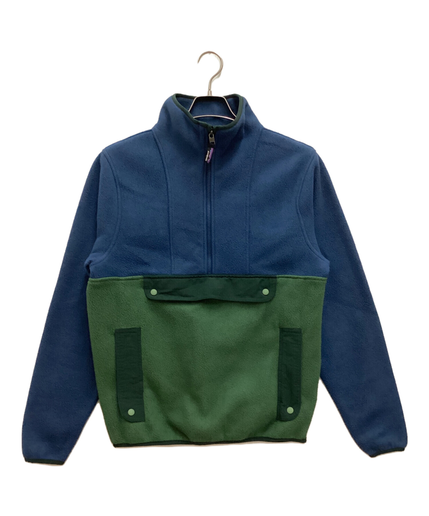 Patagonia (パタゴニア) シンチラアノラックフリースジャケット　ハーフジップ　バイカラー ブルー サイズ:XS（W’s S）