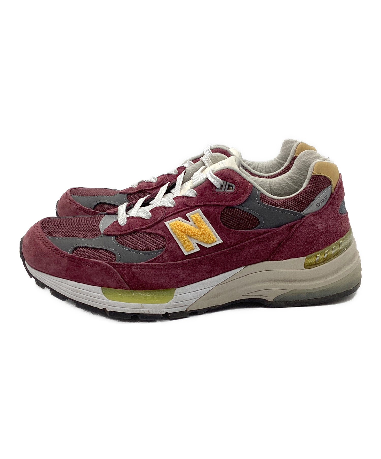 中古・古着通販】NEW BALANCE (ニューバランス) 992 Made in USA ワインレッド サイズ:27｜ブランド・古着通販  トレファク公式【TREFAC FASHION】スマホサイト