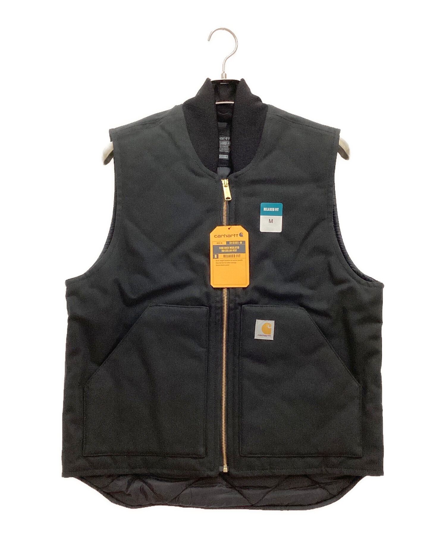 CarHartt (カーハート) DUCK VEST / ダックベスト ブラック サイズ:M 未使用品