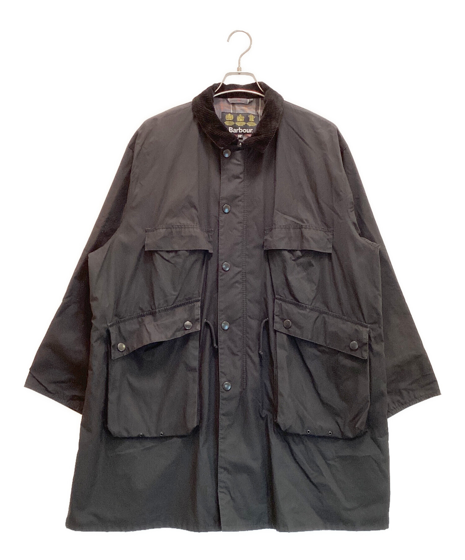 Barbour (バブアー) KAPTAIN SUNSHINE (キャプテンサンシャイン) Stand Collar Traveller Coat /  スタンドカラートラベラーコート ブラック サイズ:38