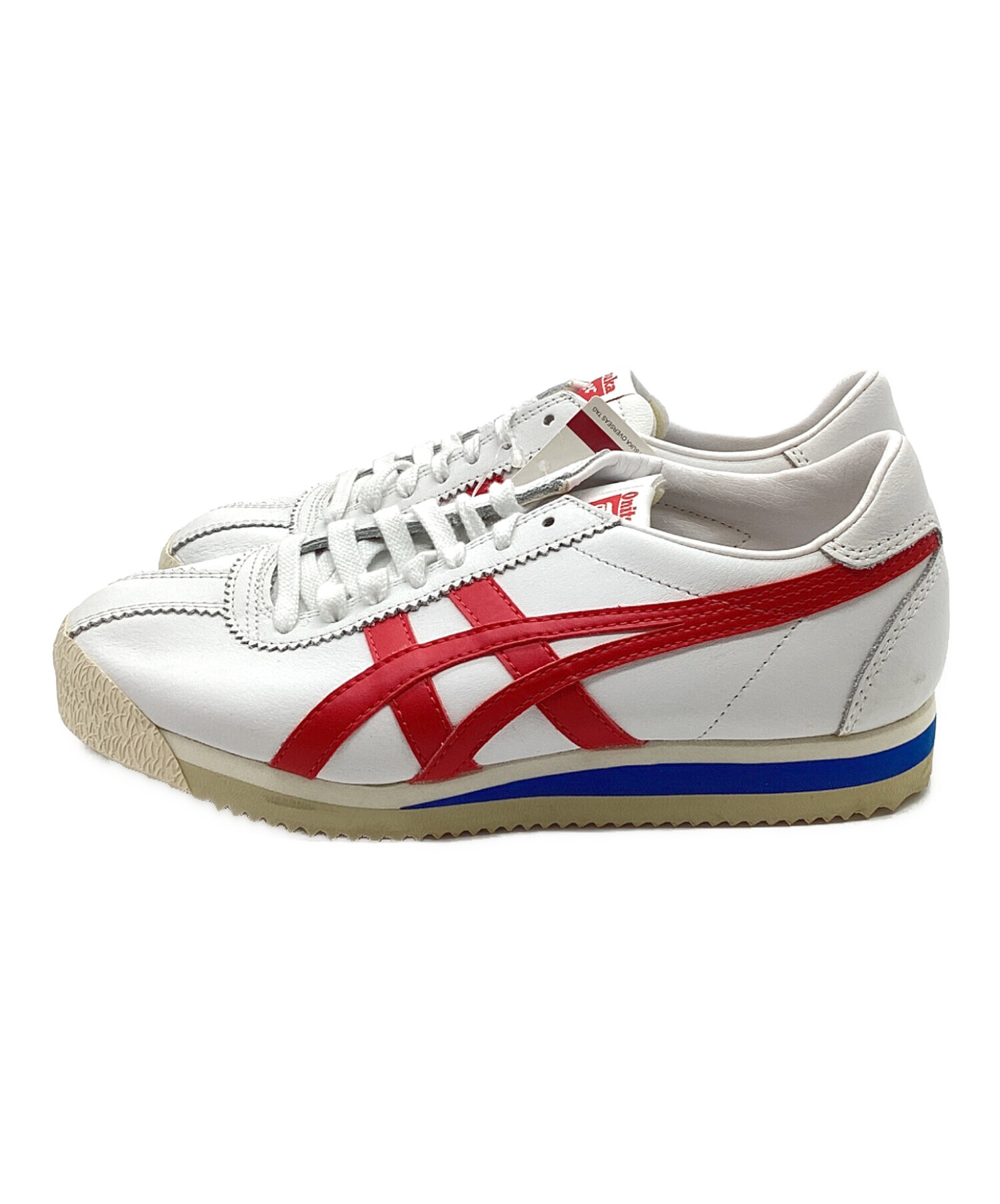 中古・古着通販】Onitsuka Tiger (オニツカタイガー) ローカットスニーカー レッド×ホワイト サイズ:23.0 未使用品｜ブランド・古着通販  トレファク公式【TREFAC FASHION】スマホサイト