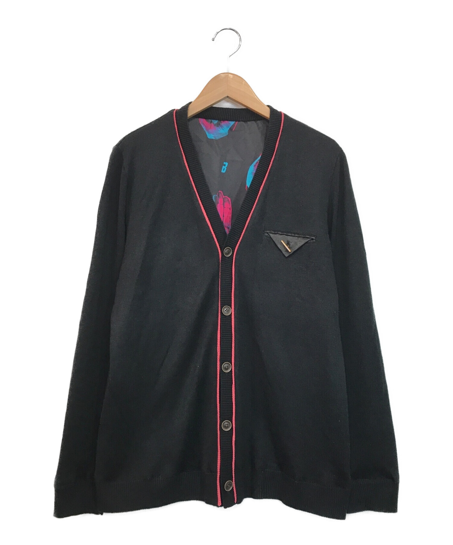 中古・古着通販】glamb (グラム) CLUB reversible cardigan ブラック