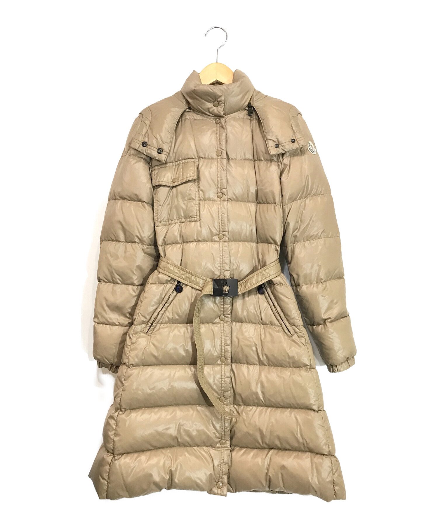 中古・古着通販】MONCLER (モンクレール) MEINAダウンコート ベージュ