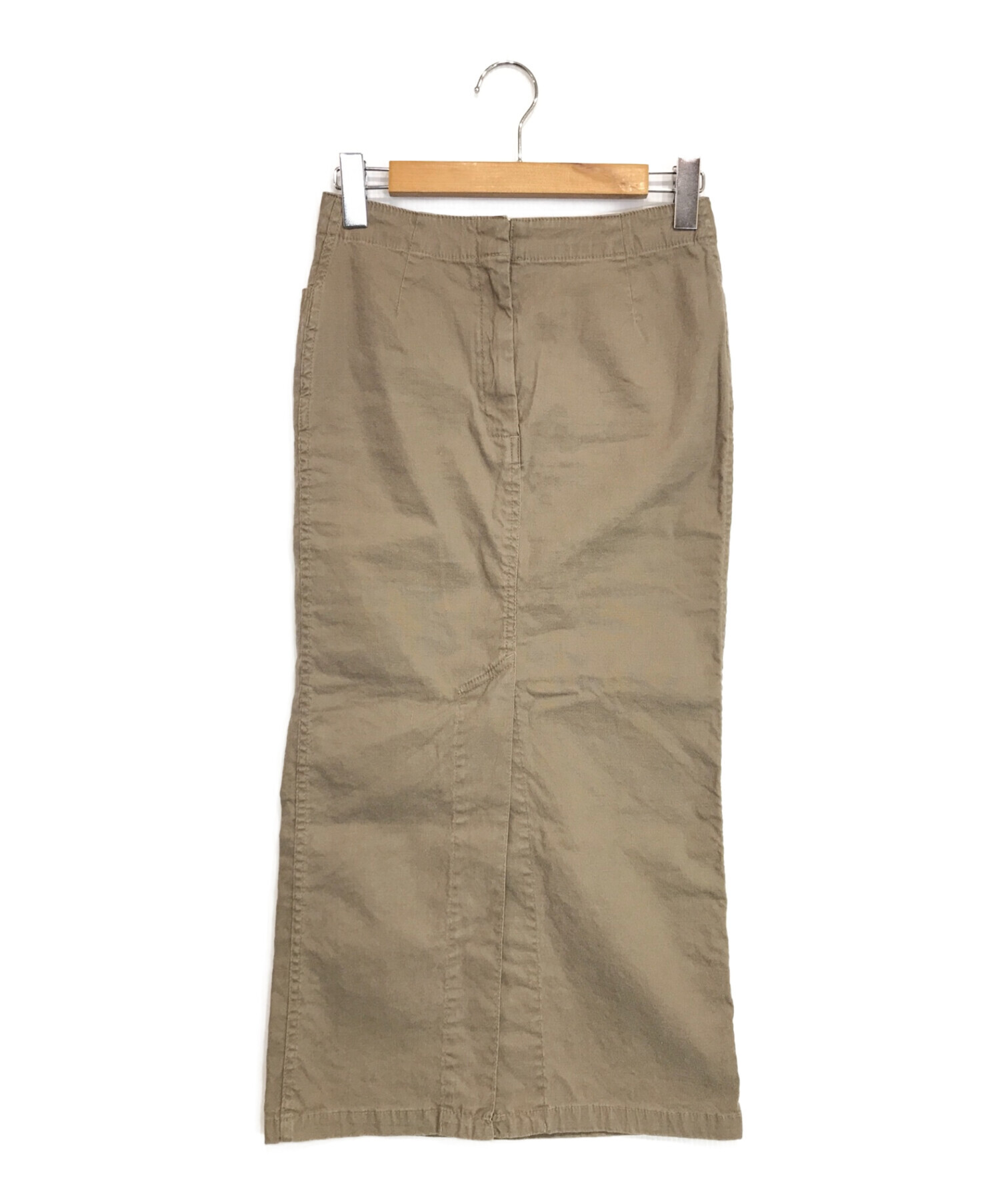 AP STUDIO (エーピーストゥディオ) ウォッシュタイトスカート ブラウン サイズ:36