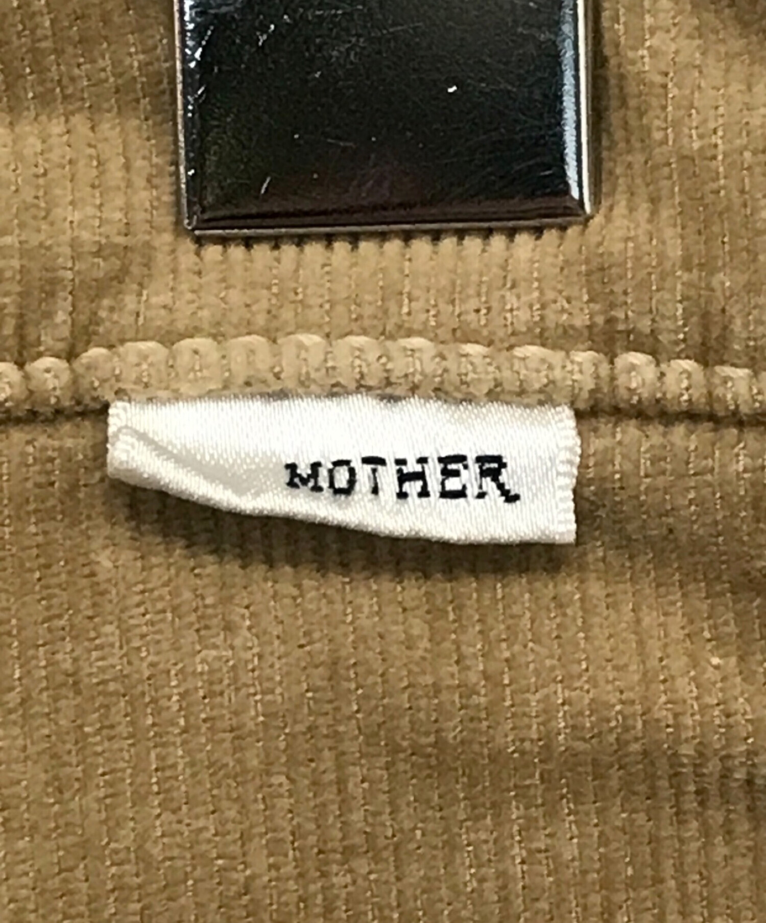 中古・古着通販】mother (マザー) CORDUROY INSIDER CROP ベージュ